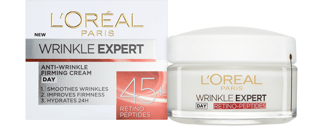 anti aging cream wrinkle expert 45 pack and jar